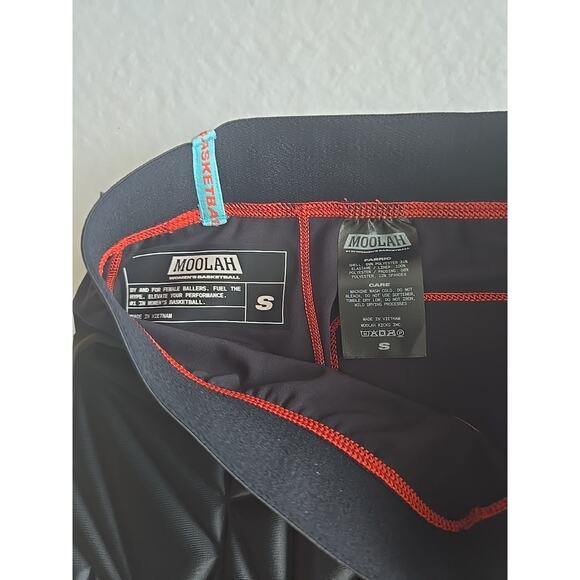 Moolah Womens Solid Black Padded Athletic Compression Shorts -Size S 6mm Padding - Picture 4 of 7